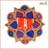 Blended Thread Moti Work Red Laddu Gopal Poshak
